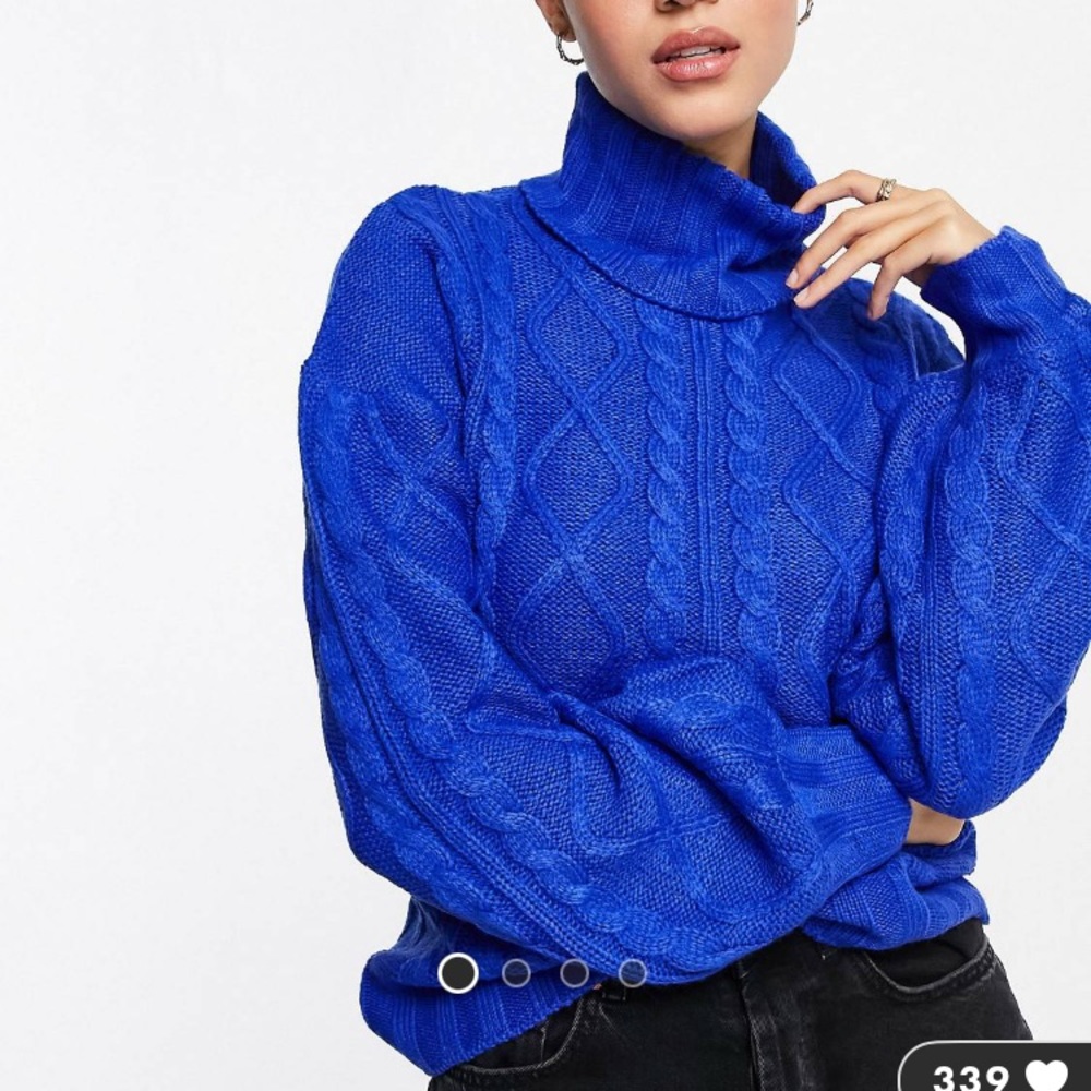 WEDNESDAY’S GIRL | cobalt sweater